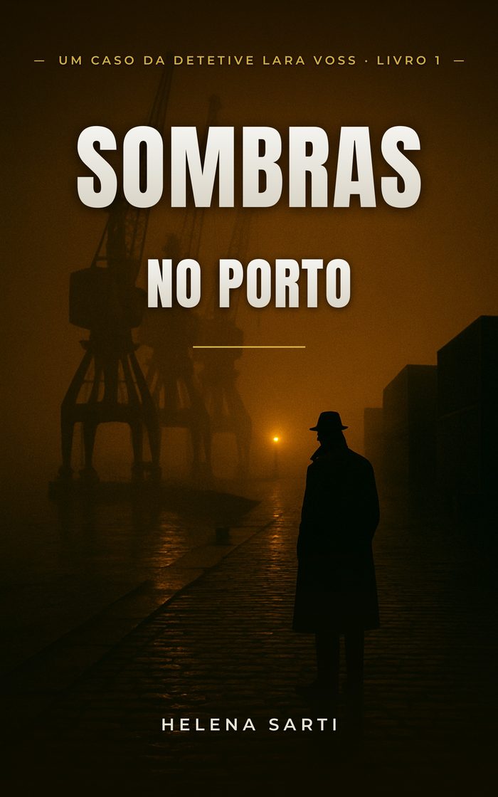 Capa do livro Sombras no Porto